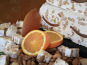 Nougats Laurmar - Nougat blanc tendre  aux écorces d'oranges confites