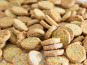 L'Atelier Contal - Paysan Meunier Biscuitier - Biscuits apéritifs Mimotilles - Mimolette et farine de lentilles vertes - 100g