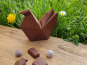 Basile et Téa - Poule en chocolat au Lait 39% de Pâques Garnie 130g