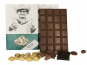 Chaloin Chocolats - Tablette de chocolat noir noisettes 110g