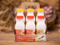 La Ferme de Blas'Lait - Yaourt à boire aromatisé à la Vanille x3 Fraise x3