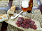 Ferme du caroire - Saucisson sec de Chèvre et de Porc tranché