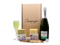 Le safran - l'or rouge des Ardennes - Coffret cadeau de Noel  "Fleurs de Champagne", AOC, Brut, 75cl