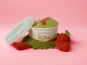 Sÿba - Glaces végétales - 120ml - Glace Thé Vert Matcha, Coulis de fraise