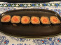 Bassilour Gourmet - Sushis à la truite fumée riz à l'ail noir x12