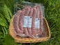 Ferme du Groin à L’Airbe - 5 Chipolatas natures  de porc plein air bio