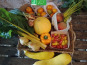 LES JARDINS DE KARINE - PANIER modulable / Fruits et Légumes bio JAUNE ORANGE