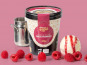 Mademoiselle Fayel - Crème Glacée Douceur de lait coulis framboise   - 100% Bio 500ml