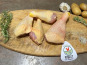 Charcuterie Commenges - 4 pilons de poulet Fermier BIO - 550g