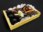 Maison du Pruneau - Cueillette du Gascon - Assortiment festif Pruneaux Et Chocolats - Mini Cagette Gourmande 400g