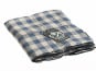 Maison de Vacances - Nappe Bourdon - Toile Vintage Vichy Bleu de Delft - 170x170